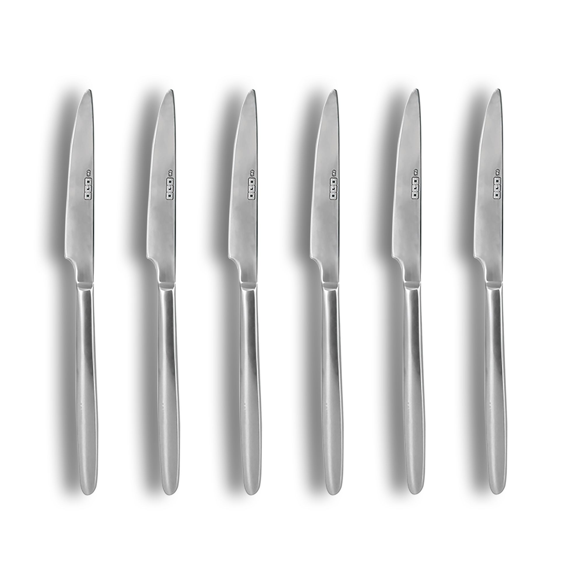 Lot De 6 Couteaux De Table En Acier Inoxydable Athena - Ogo Living