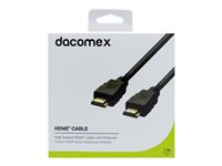 DACOMEX Cordon HDMI haute vitesse avec Ethernet - 1 m
