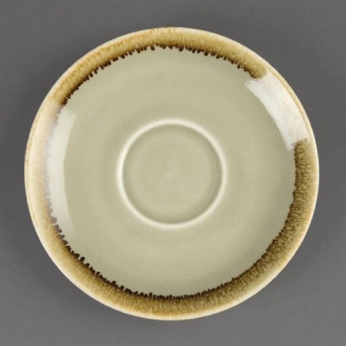 Soucoupe couleur mousse Kiln Olympia pour GP330 140 mm - Lot de 6