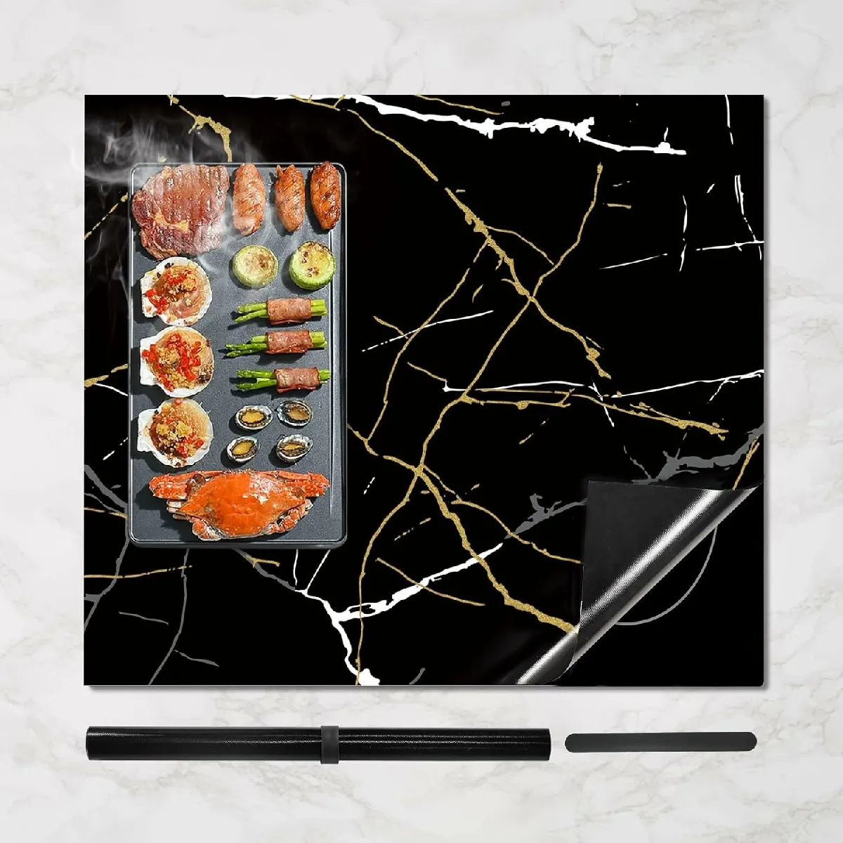 Protection Plaque Induction 61 x 53 cm noir