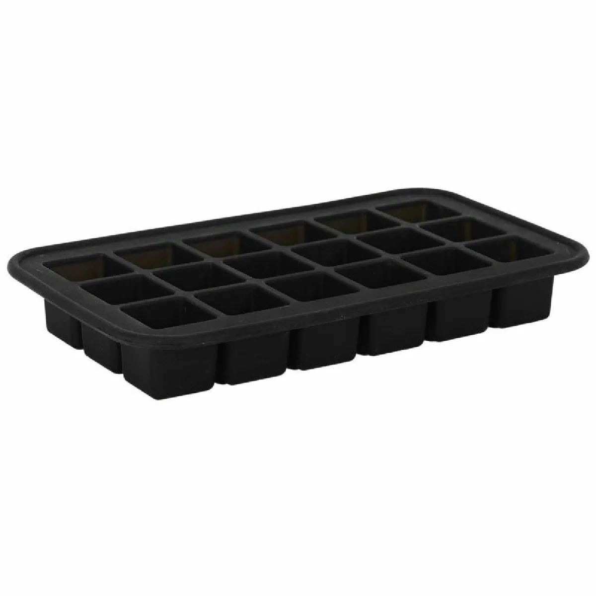 Moule À Glaçons - Cook Concept - 18 Cubes - Silicone - Noir