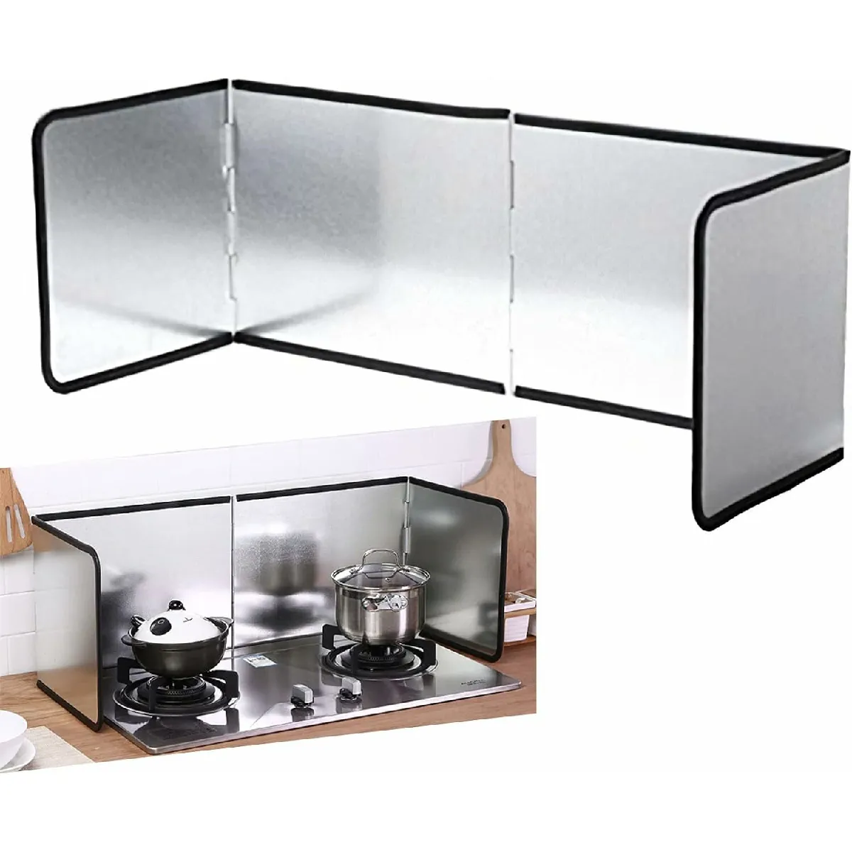 Plaque Anti Projection Cuisine Pliable