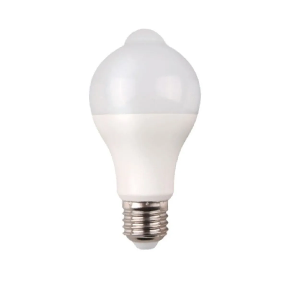 Ampoule LED E27 12W Ronde A60 à Détection de Mouvement - Blanc Chaud 3200K