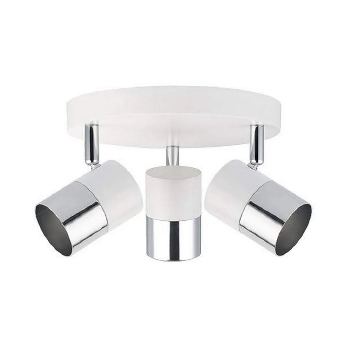 Applique Pour 1 Ampoule Gu-10 Blanc Argenté