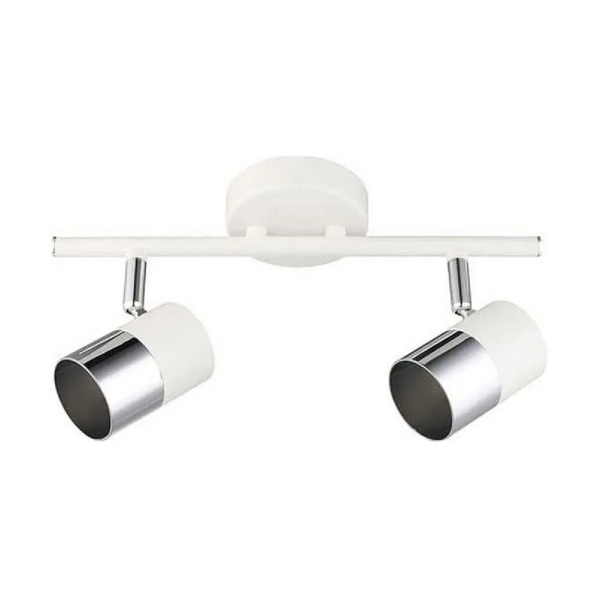 Applique Pour 1 Ampoule Gu-10 Blanc Argenté