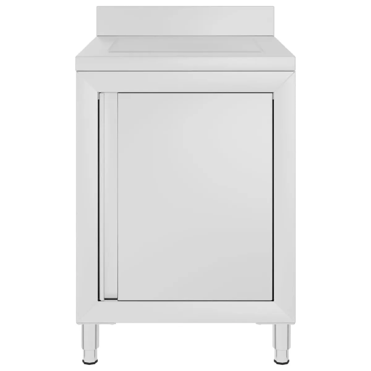 Armoire De Cuisine Commerciale 96 Cm Avec Égouttoir Acier Inoxydable 02_0000003