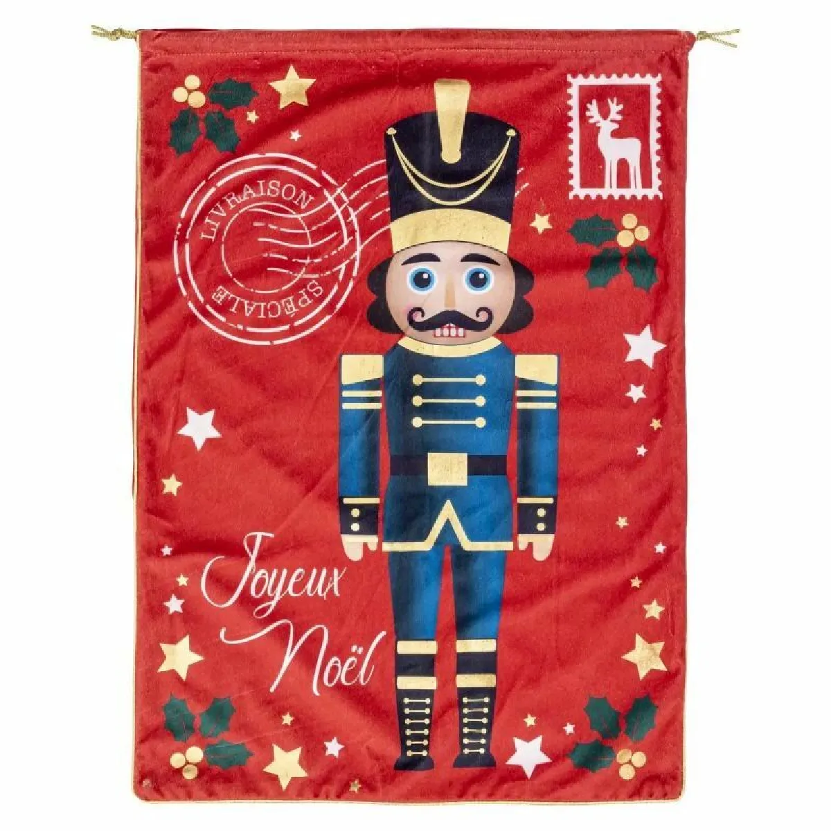Hotte Casse Noisette 50x70cm En Velours - Feeric Lights & Christmas