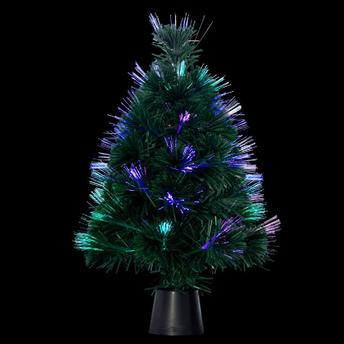 Sapin Lumineux Fibre Optique Budapest 3 Led H.45cm En Box Palette - Feeric Lights & Christmas