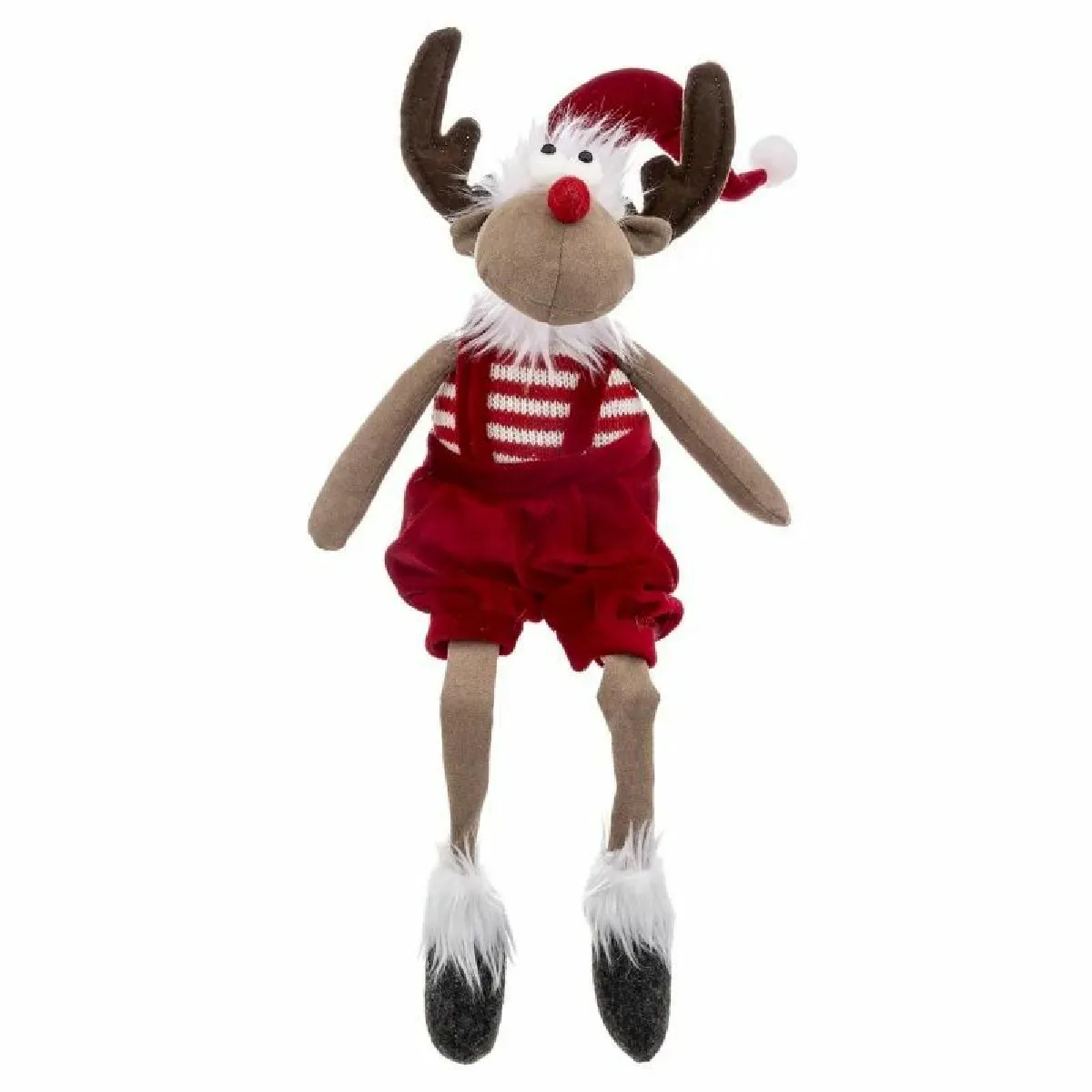 Personnage Renne En Salopette 52cm - Feeric Lights & Christmas