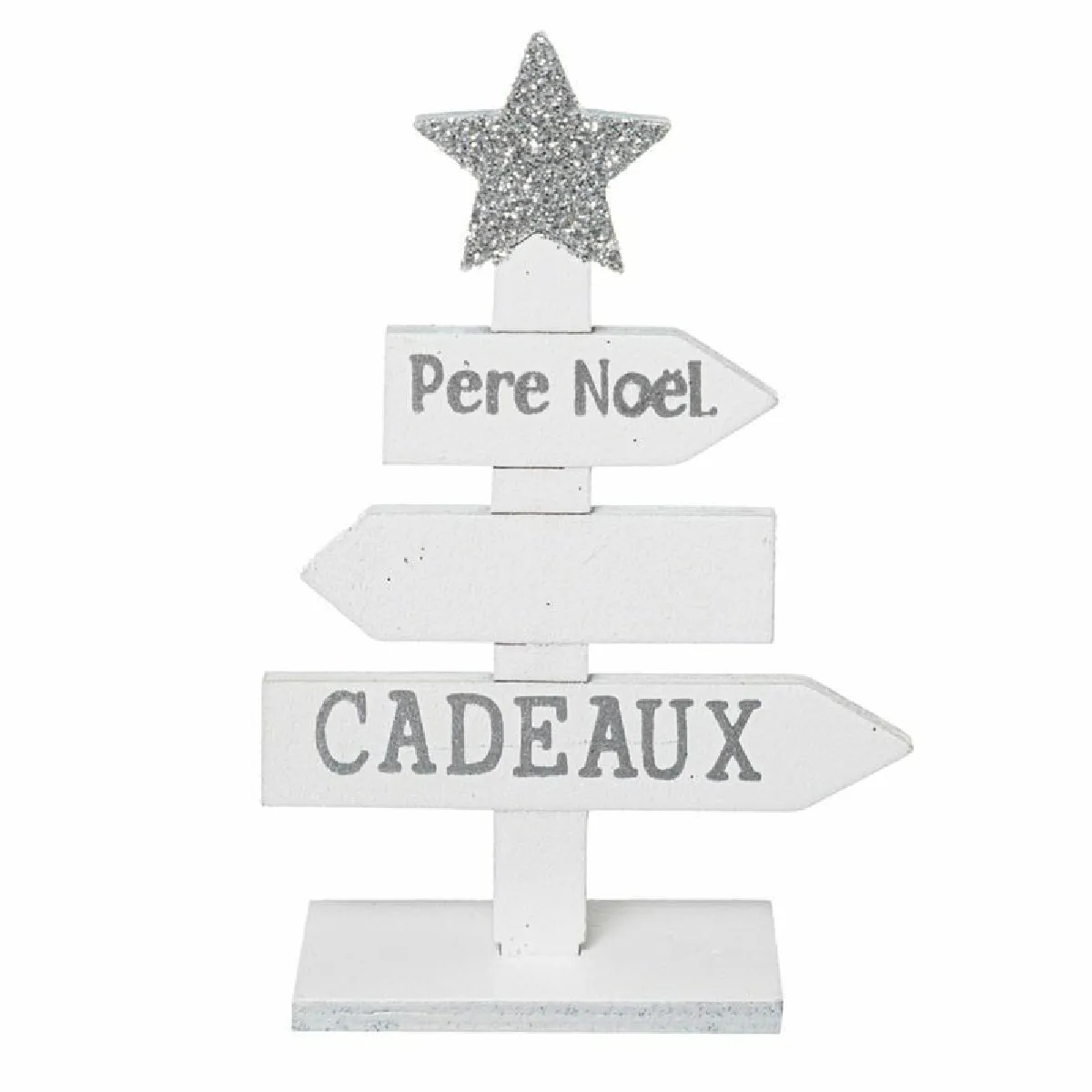 Paris Prix - Lot de 6 cavaliers de table "Colorama" - Blanc