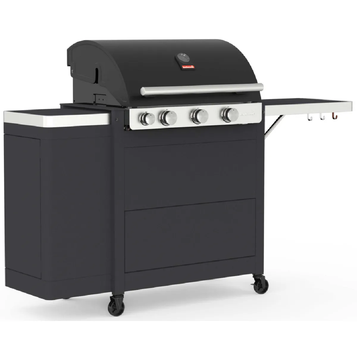 Barbecook Stella 3221 Barbecue Chariot Gaz Noir 14600 W
