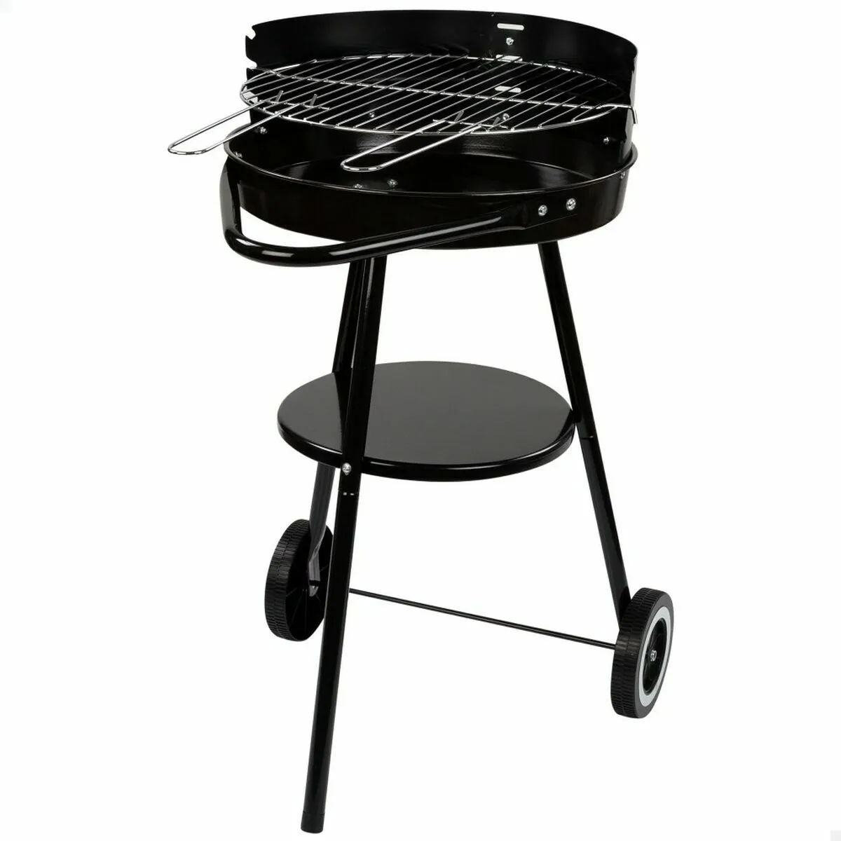 Roues De Barbecue Au Charbon De Bois Aktive Noir 42 X 76,5 X 42 Cm
