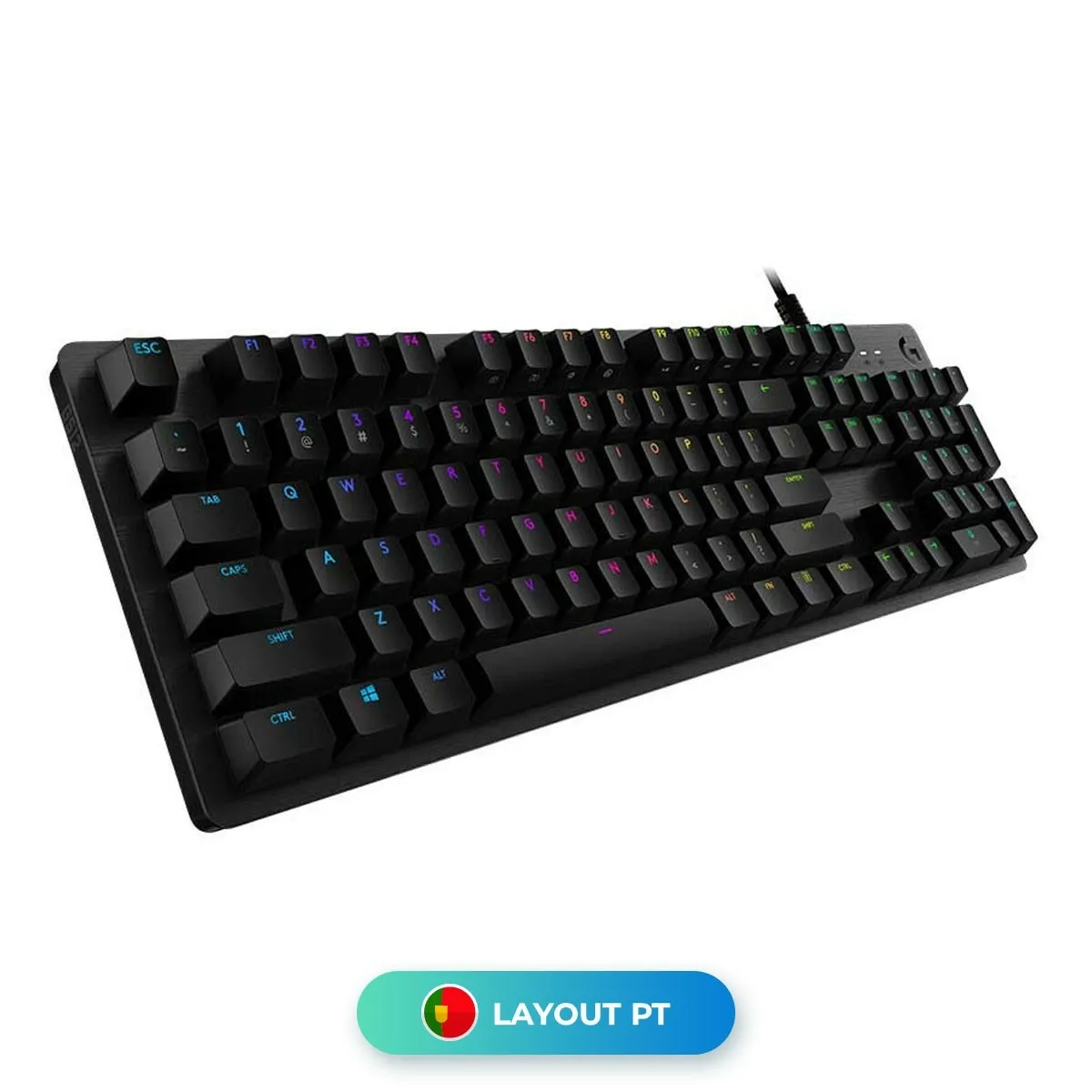 Logitech G 920-009434 Clavier Gaming Usb Portuguais Charbon
