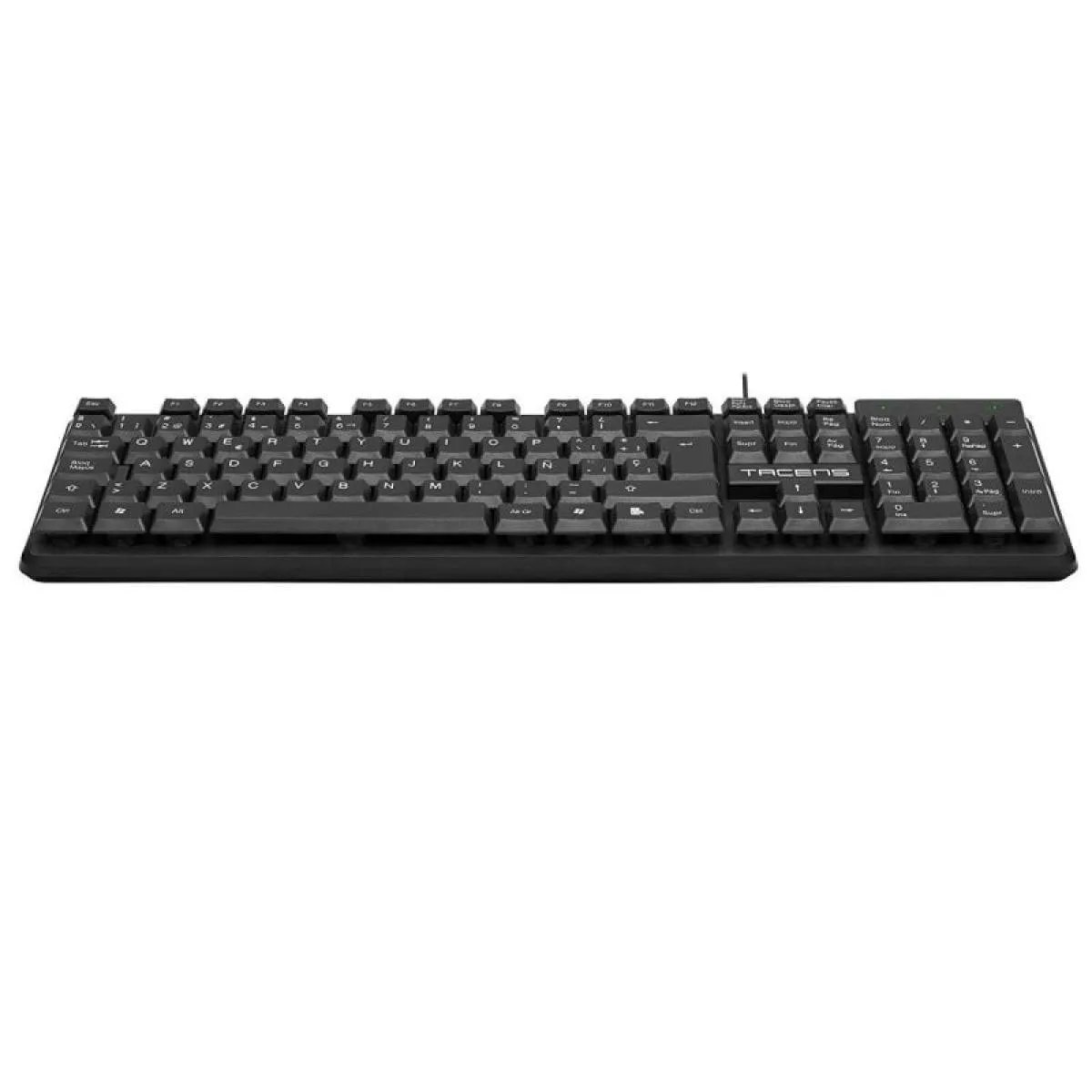 Tacens Anima Ak0es Clavier Bureau Usb Qwerty Espagnole Noir