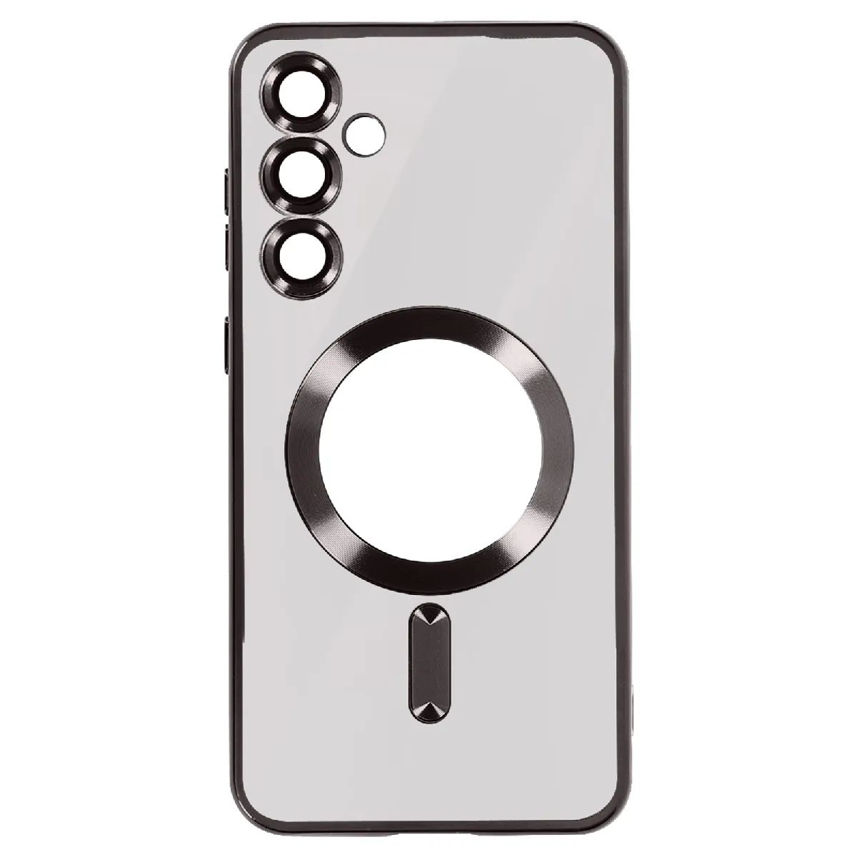 Coque Magsafe Pour Samsung Galaxy S24 Silicone Protection Caméra Noir