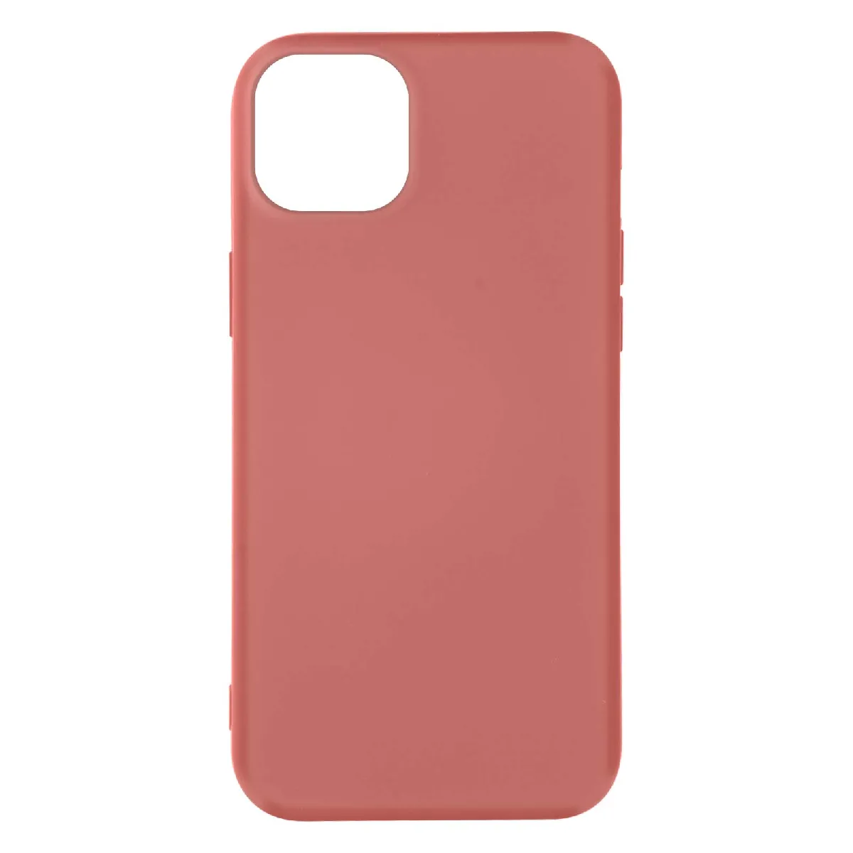 Coque Pour Iphone 14 Semi-rigide Soft-touch Fine Rose