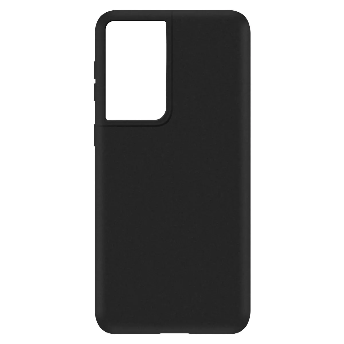 Coque Pour Samsung Galaxy S21 Ultra Protection Silicone Gel Flexible Fine Légère Noir