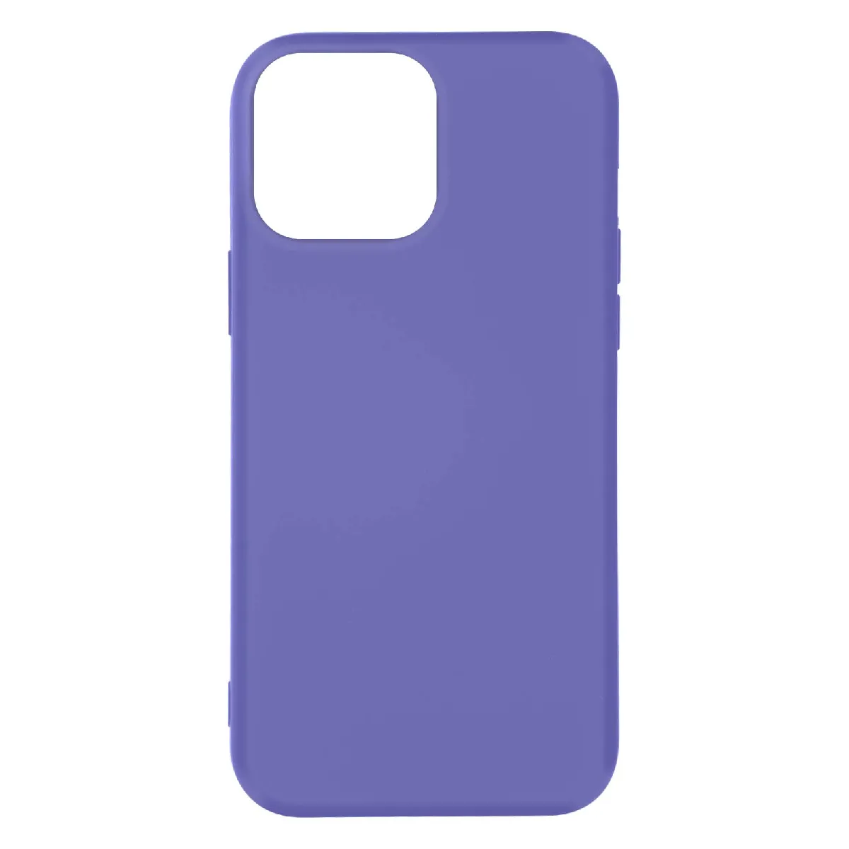 Coque Pour Iphone 14 Pro Max Semi-rigide Soft-touch Fine Violet