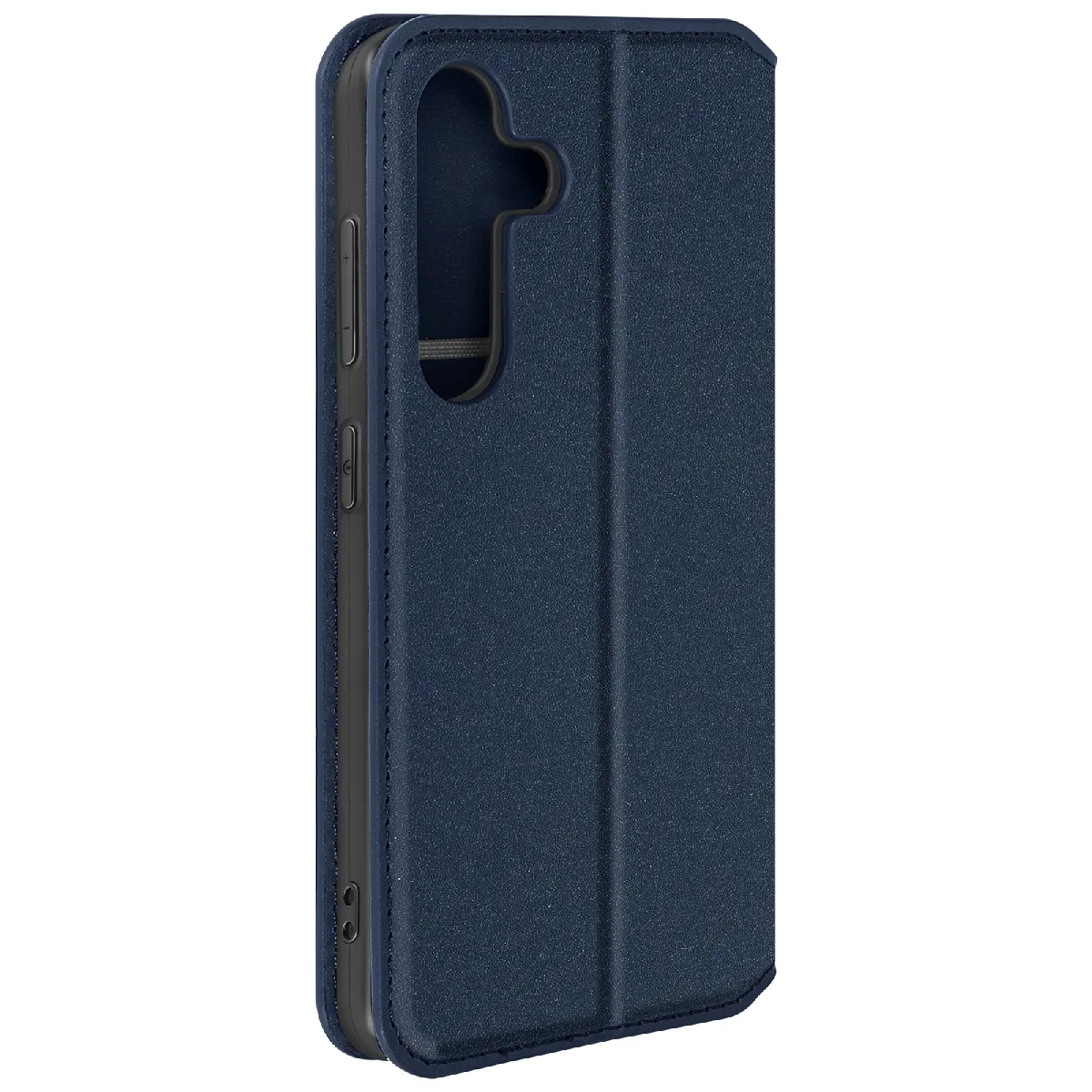 Étui Pour Galaxy S24 Porte-carte Support Vidéo Clapet Magnétique Bleu Nuit