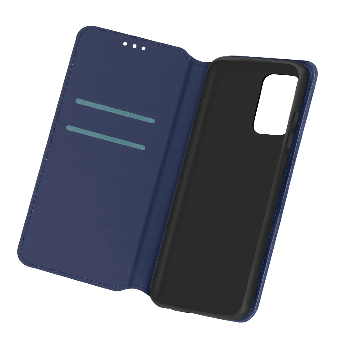 Housse Pour Xiaomi Poco F3 / Xiaomi Mi 11i Folio Avec Fonction Support Bleu Nuit