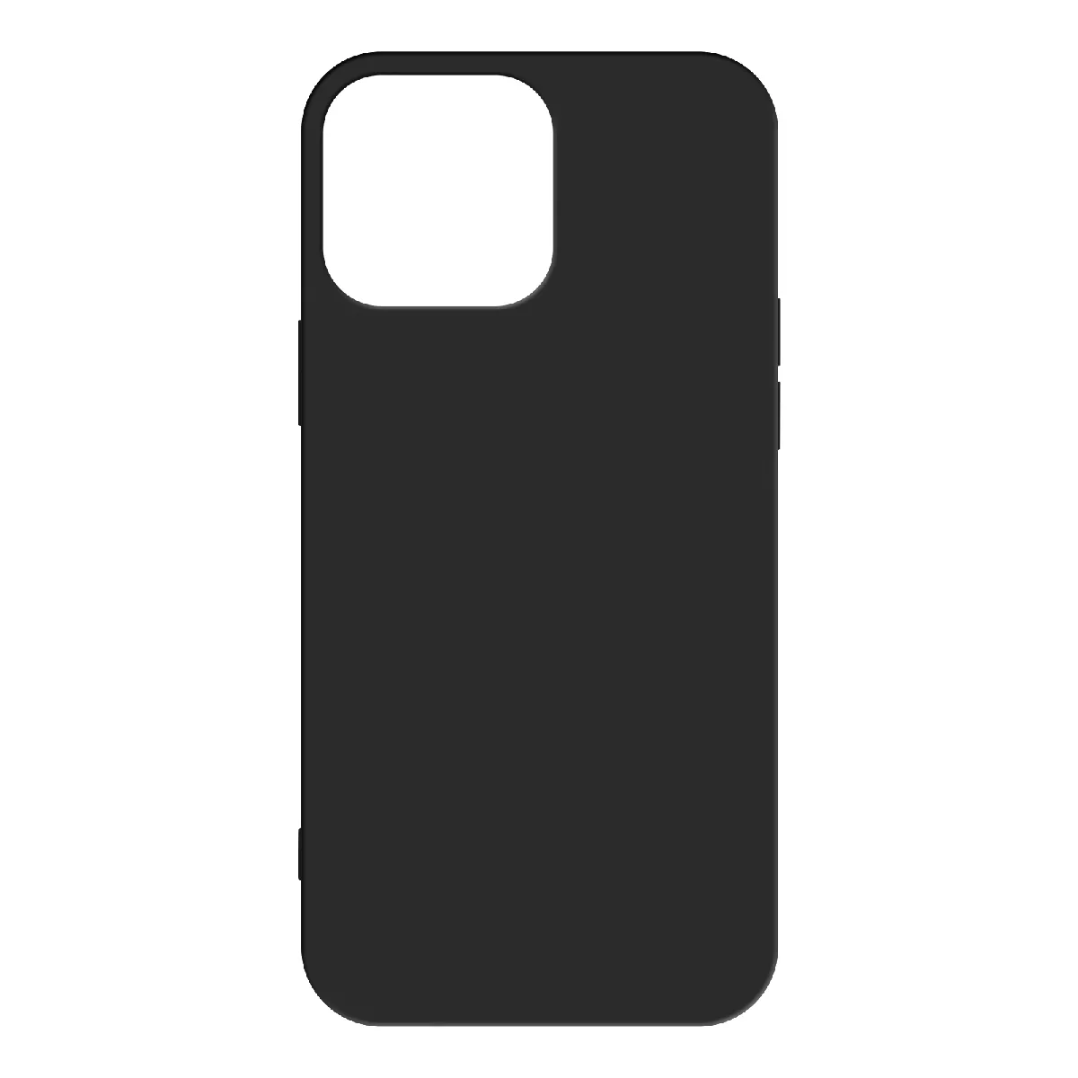 Coque Pour Iphone 14 Pro Max Résistante Silicone Gel Souple Flexible Fine Légère Noir