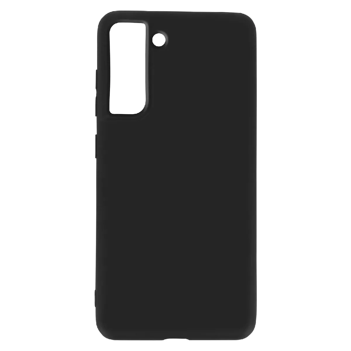 Coque Pour Samsung Galaxy S21 Fe Résistante Silicone Gel Flexible Fine Légère Noir
