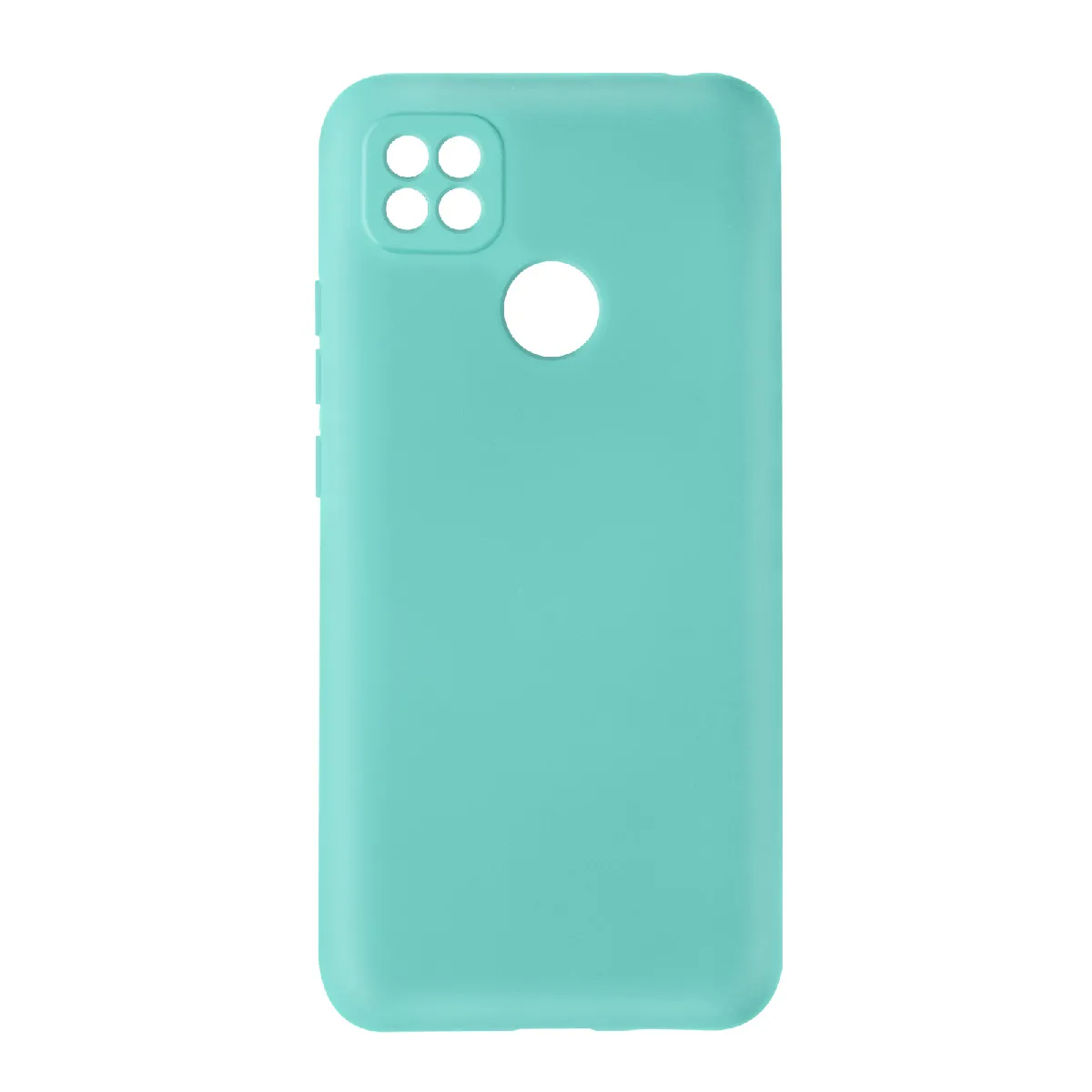 Coque Pour Xiaomi Redmi 10a Silicone Semi-rigide Soft-touch Fine Turquoise
