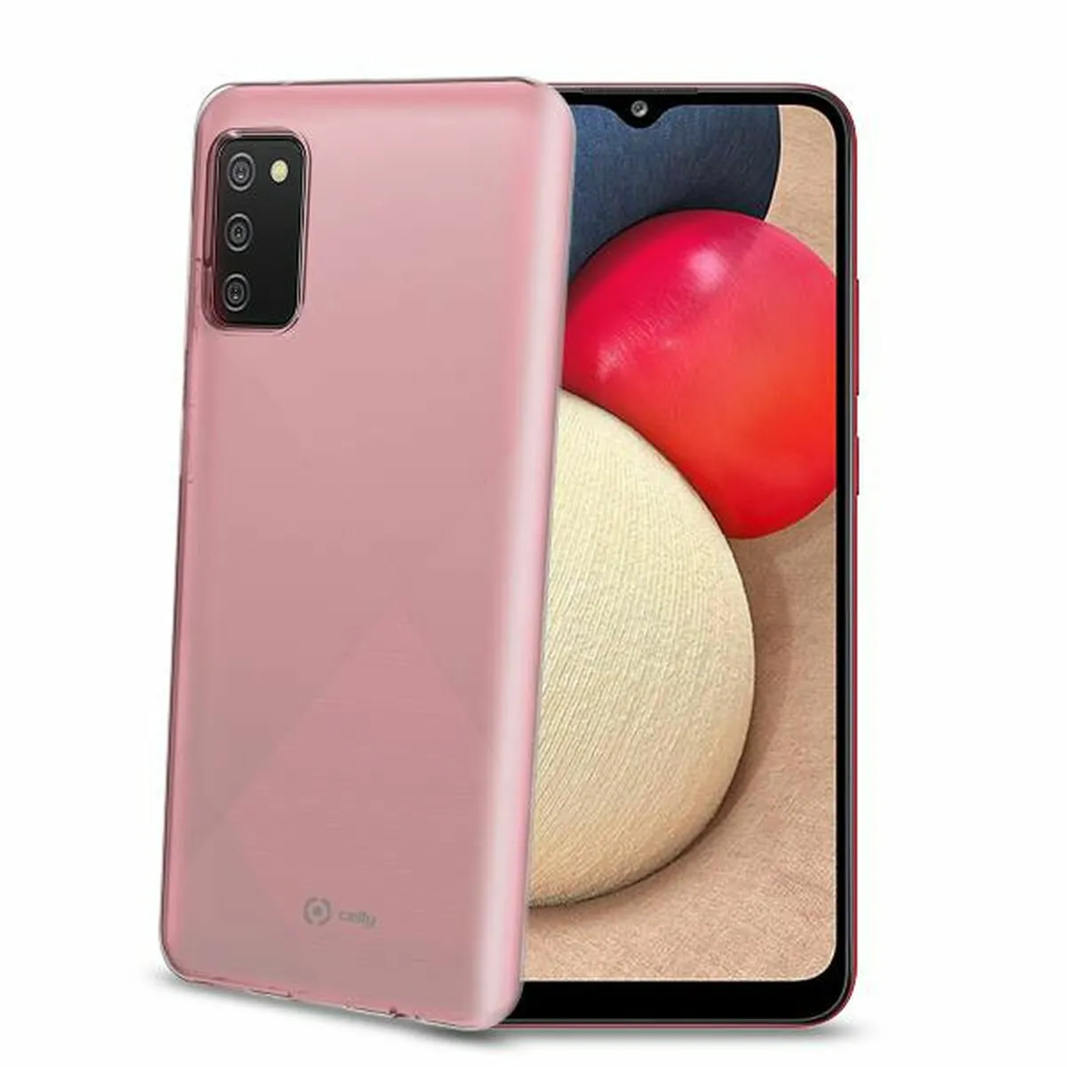 Protection Pour Téléphone Portable Celly Gelskin948 Transparent Galaxy A02s