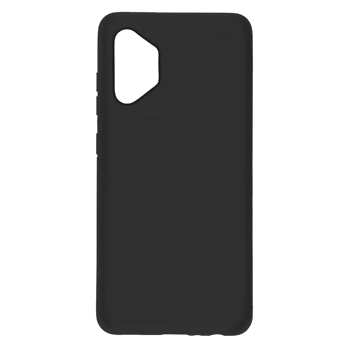 Coque Pour Samsung Galaxy A32 5g Silicone Semi-rigide Finition Soft Touch Fine Noir