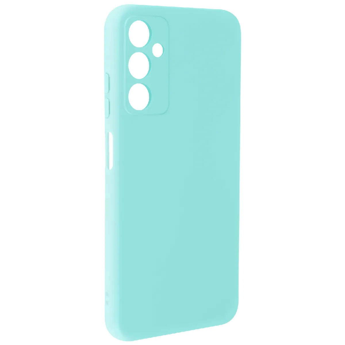 Coque Pour Samsung Galaxy A05s Semi-rigide Soft-touch Anti-traces Turquoise