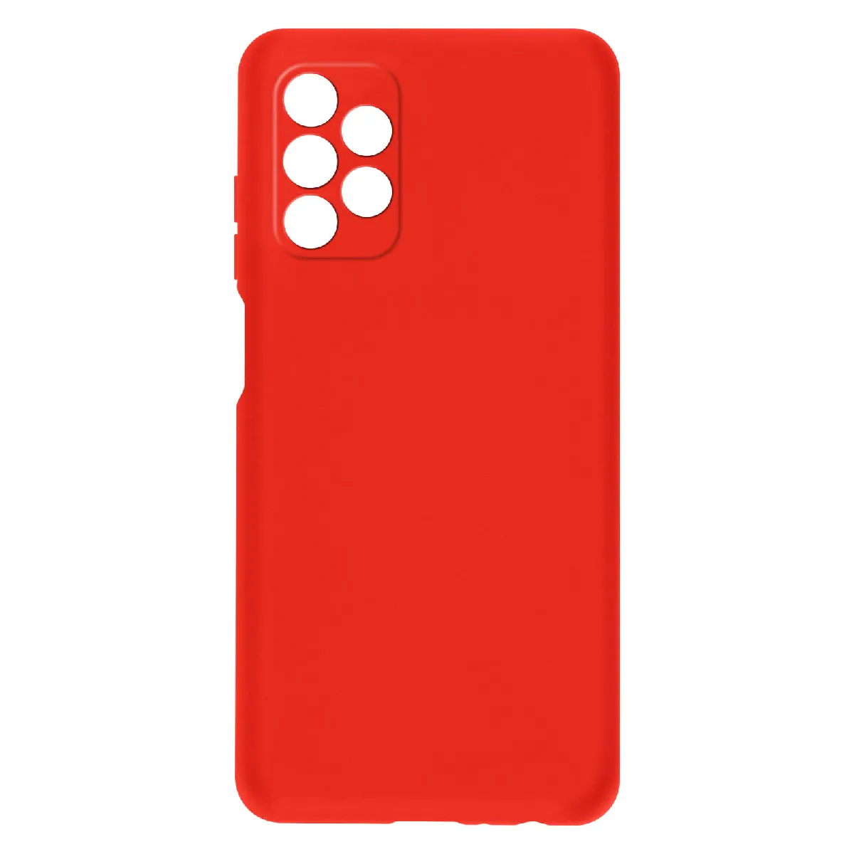 Coque Pour Samsung Galaxy A32 5g Silicone Semi-rigide Finition Soft Touch Fine Rouge