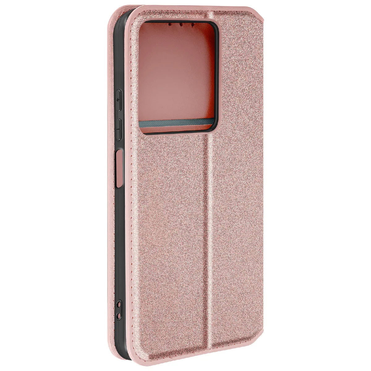 Étui Pour Xiaomi Redmi Note 13 5g Porte-carte Support Vidéo Rose Champagne