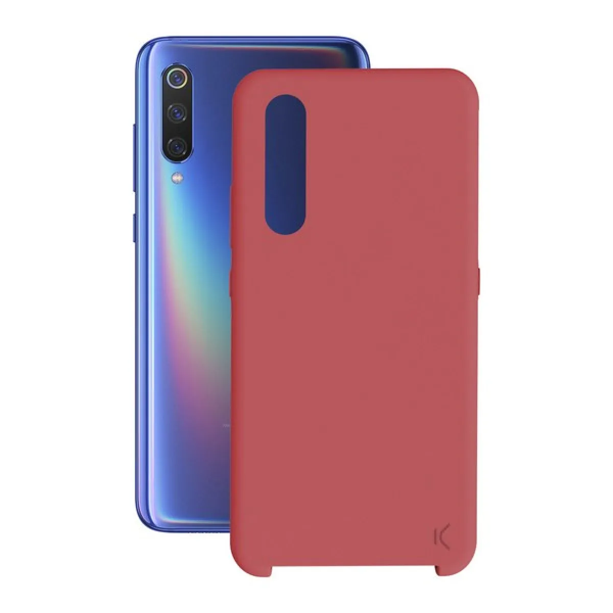 Ksix B9067cor06 Coque De Protection Pour Téléphones Portables 16,3 Cm (6.4") Housse Rouge