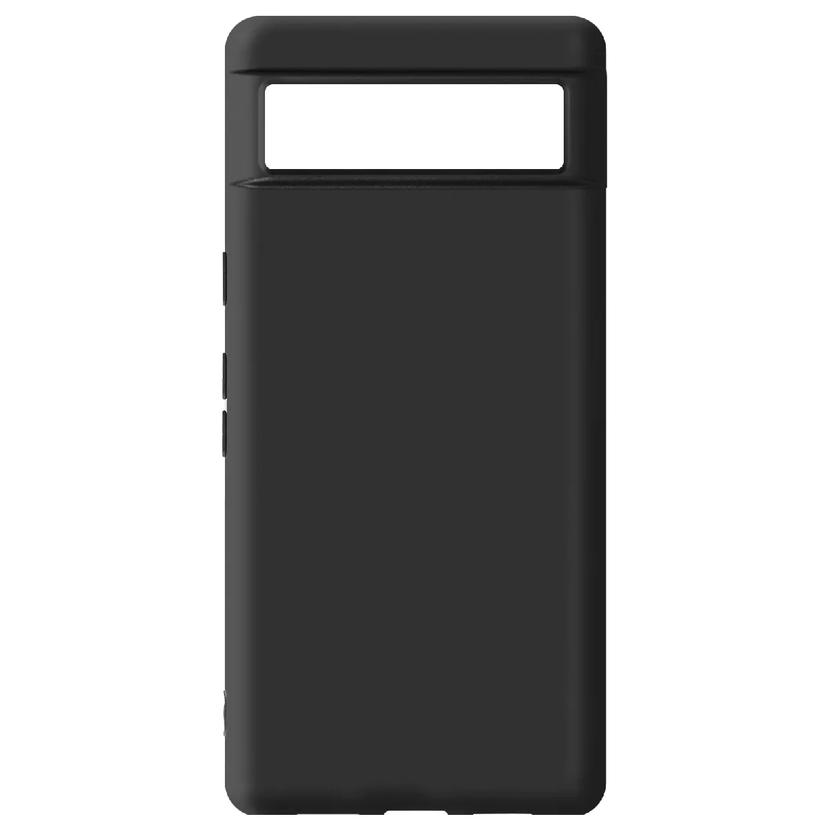 Coque Pour Google Pixel 6a Résistante Silicone Gel Souple Flexible Légère Noir