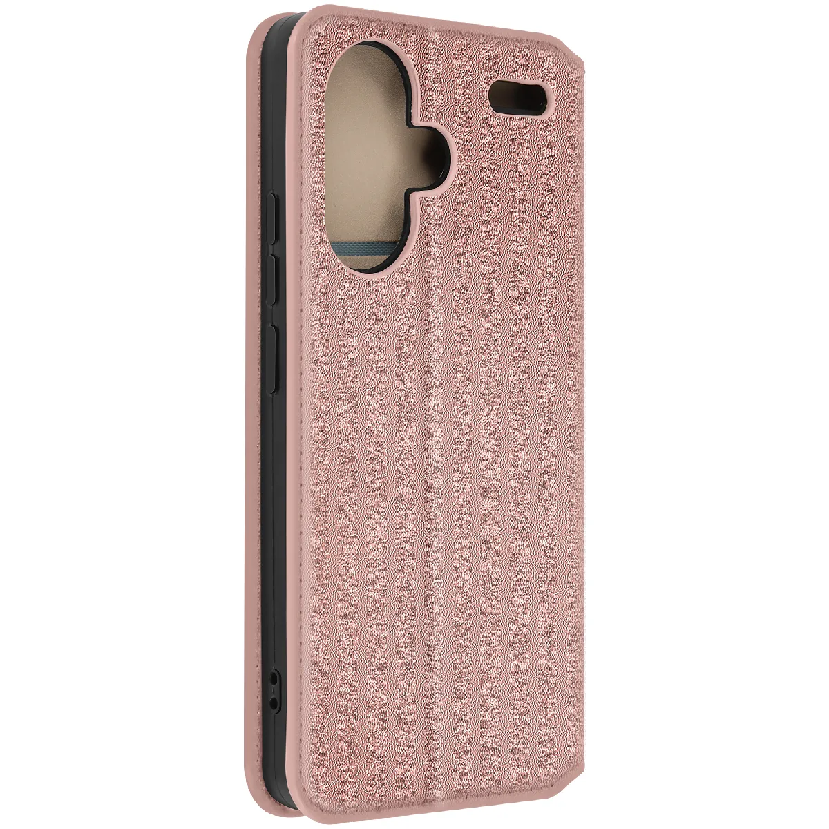 Étui Pour Xiaomi Redmi Note 13 Pro Plus Porte-carte Support Vidéo Rose Champagne
