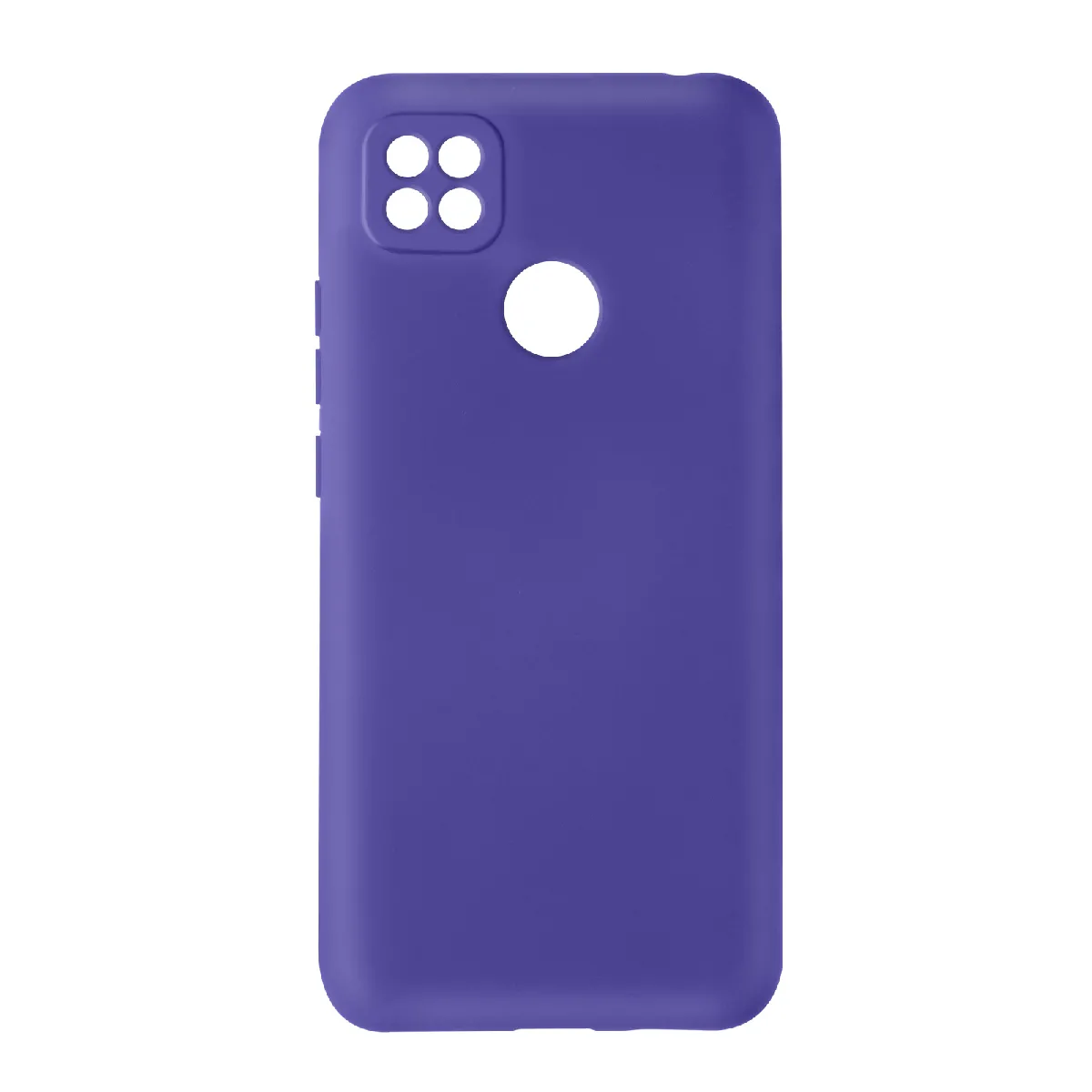 Coque Pour Xiaomi Redmi 10a Silicone Semi-rigide Soft-touch Fine Violet