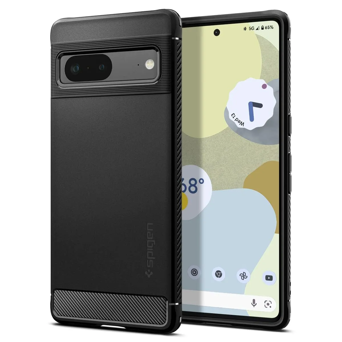 Spigen ACS04698 coque de protection pour téléphones portables 16 cm (6.3 ) Housse Noir Google Pixel 7 - Neuf