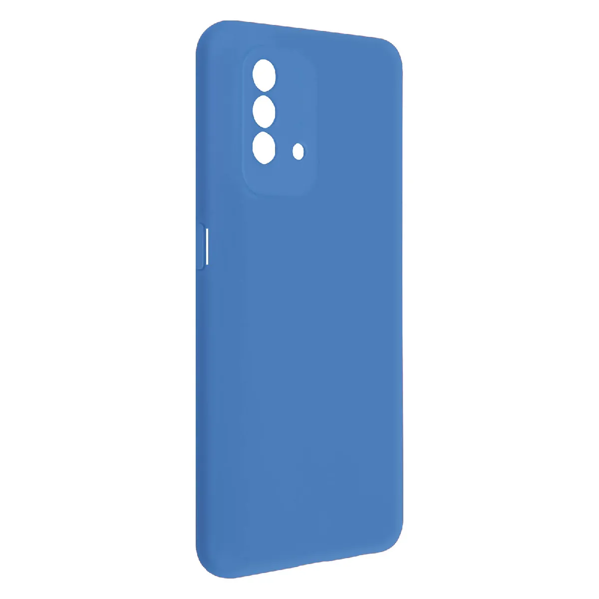 Avizar Coque Soft-Touch pour Oppo A74 en Silicone Semi-rigide Antidérapant Bleu