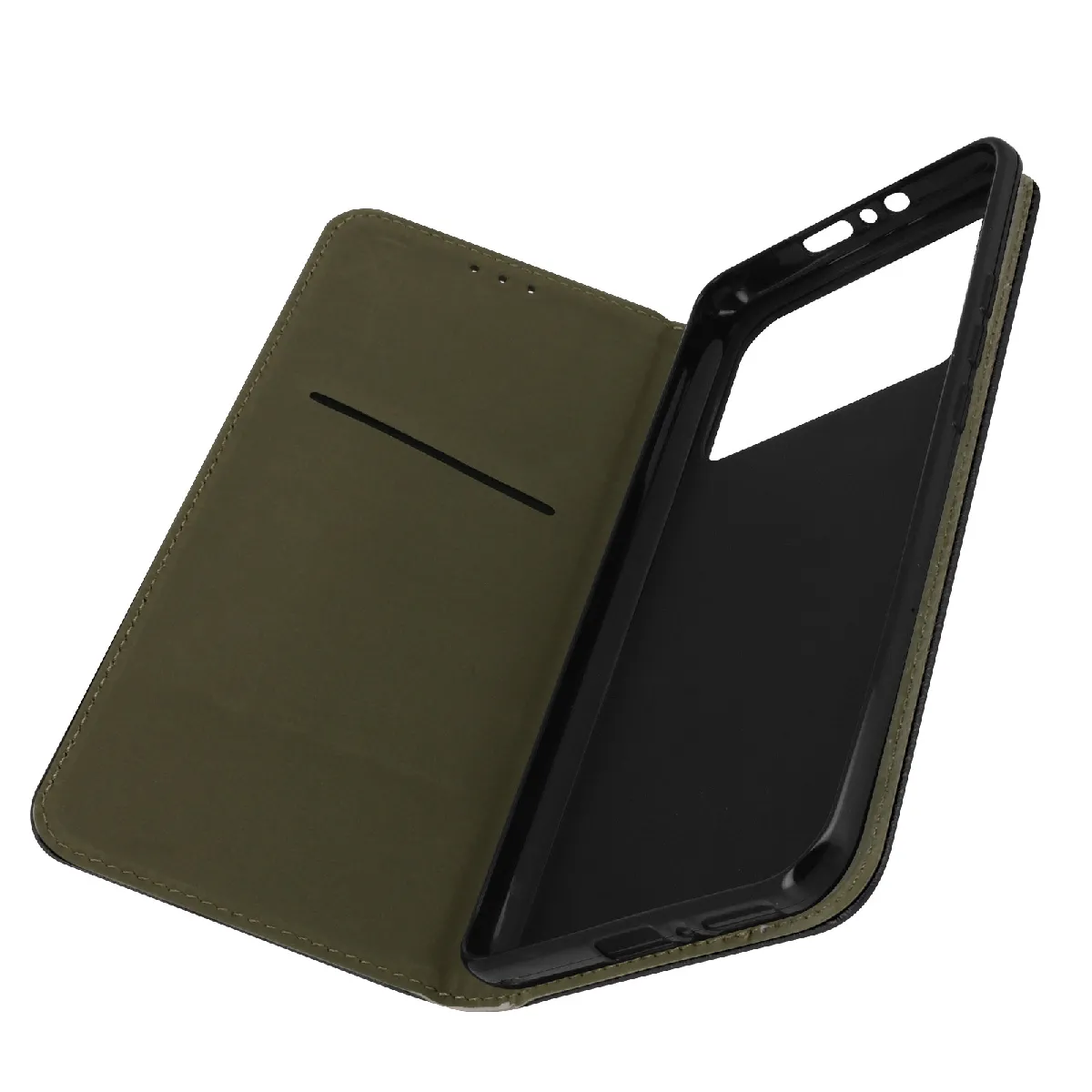 Avizar Étui pour Xiaomi Mi 11 Ultra 5G Clapet Porte-carte Fonction Support Noir