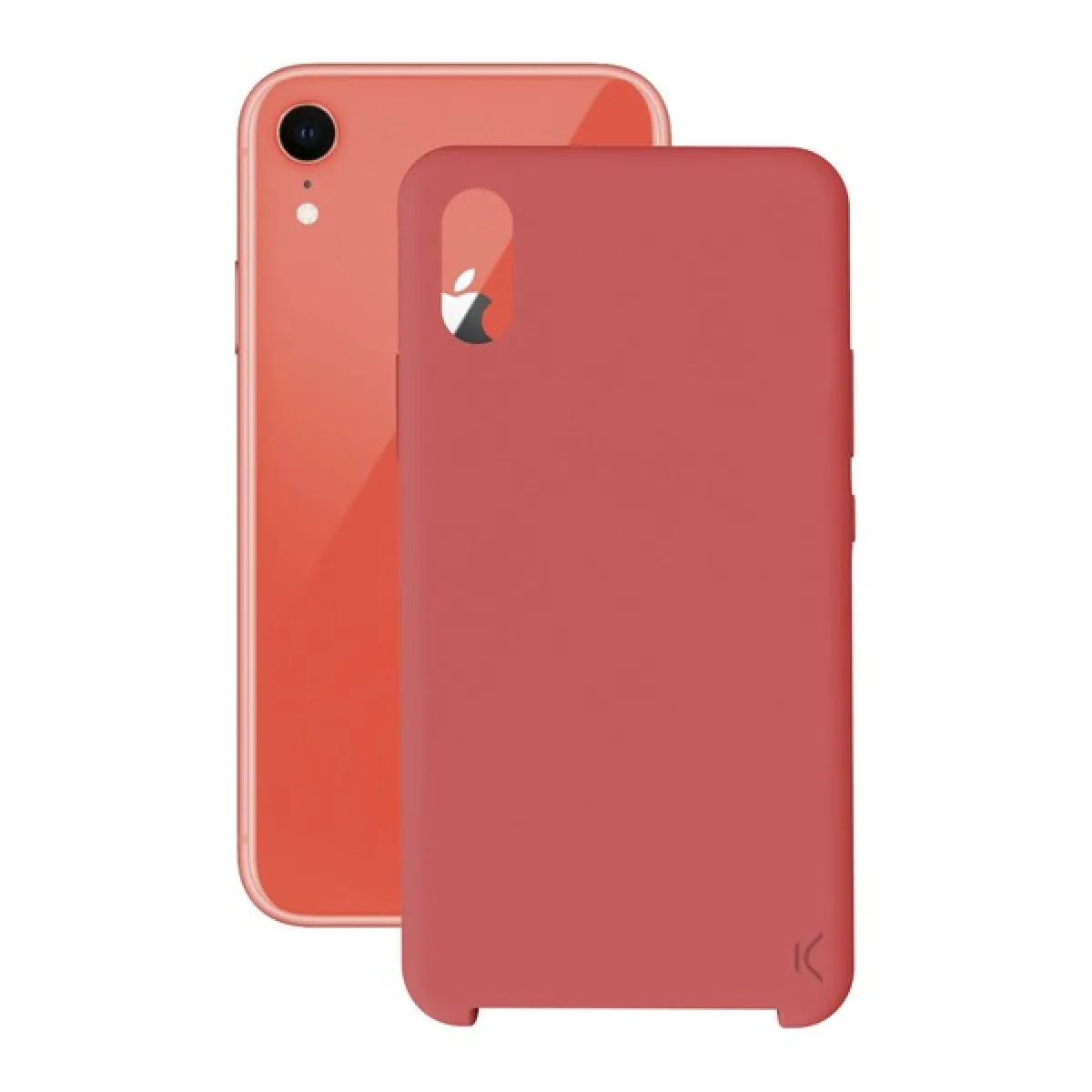 Ksix B0941cor06 Coque De Protection Pour Téléphones Portables Rouge