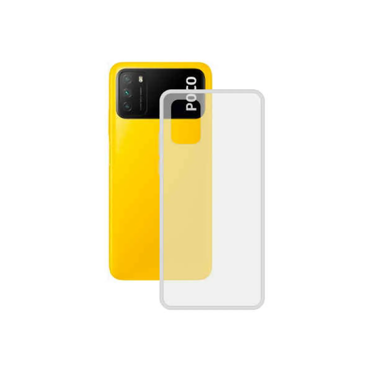 Protection Pour Téléphone Portable Ksix Poco M3 Transparent