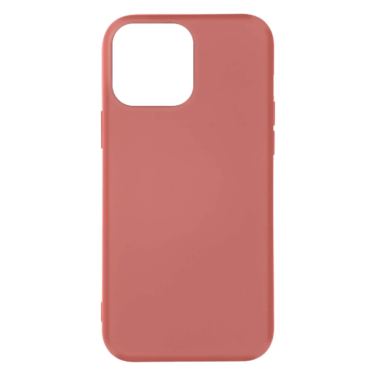 Coque Pour Iphone 14 Pro Semi-rigide Soft-touch Fine Rose
