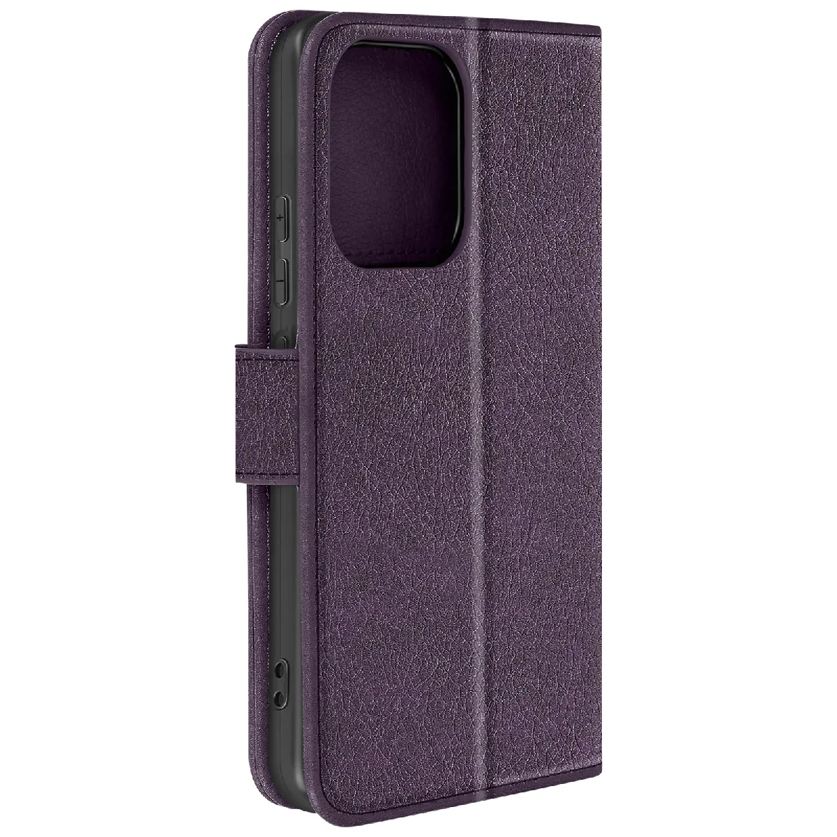 Étui Pour Xiaomi Redmi Note 13 4g Portefeuille Et Support Vidéo Violet Foncé