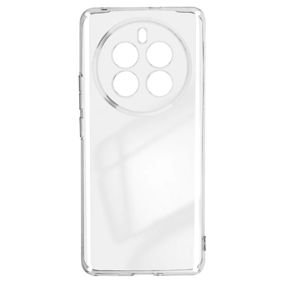Coque Pour Realme 12 Pro 5g Caméra Protégée Silicone Fin Transparent