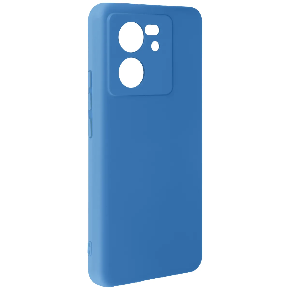 Coque Pour Xiaomi 13t Et 13t Pro Semi-rigide Soft-touch Anti-traces Bleu