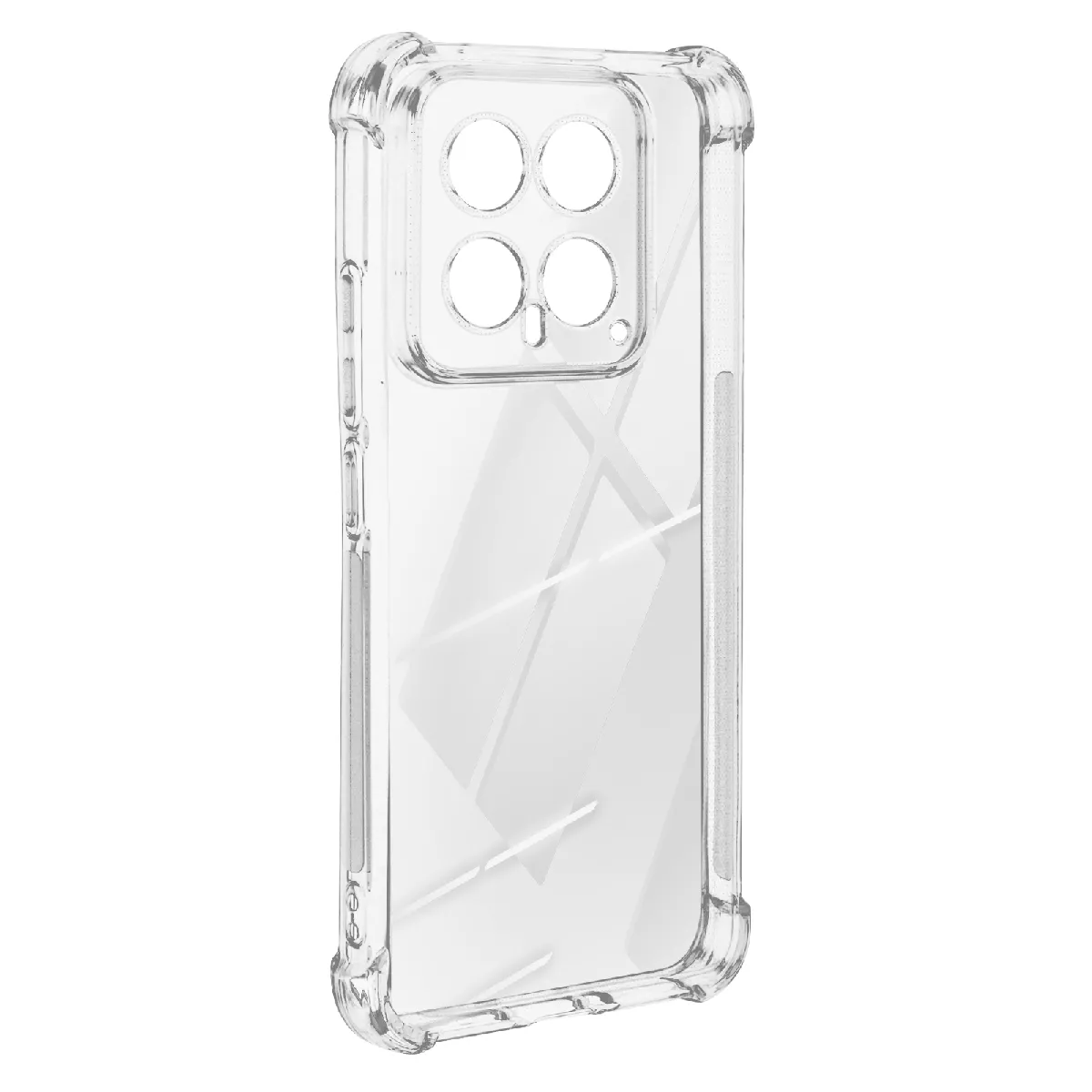 Coque Pour Xiaomi 14 Silicone Coins Bumper Antichocs Transparent
