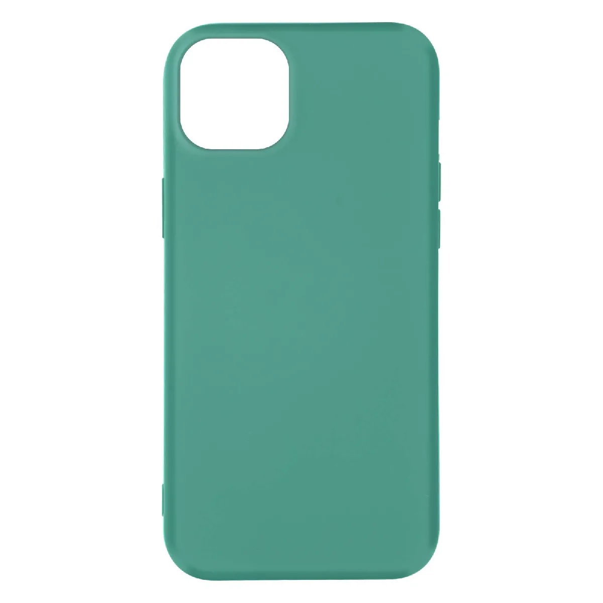 Coque Pour Iphone 14 Semi-rigide Soft-touch Fine Turquoise