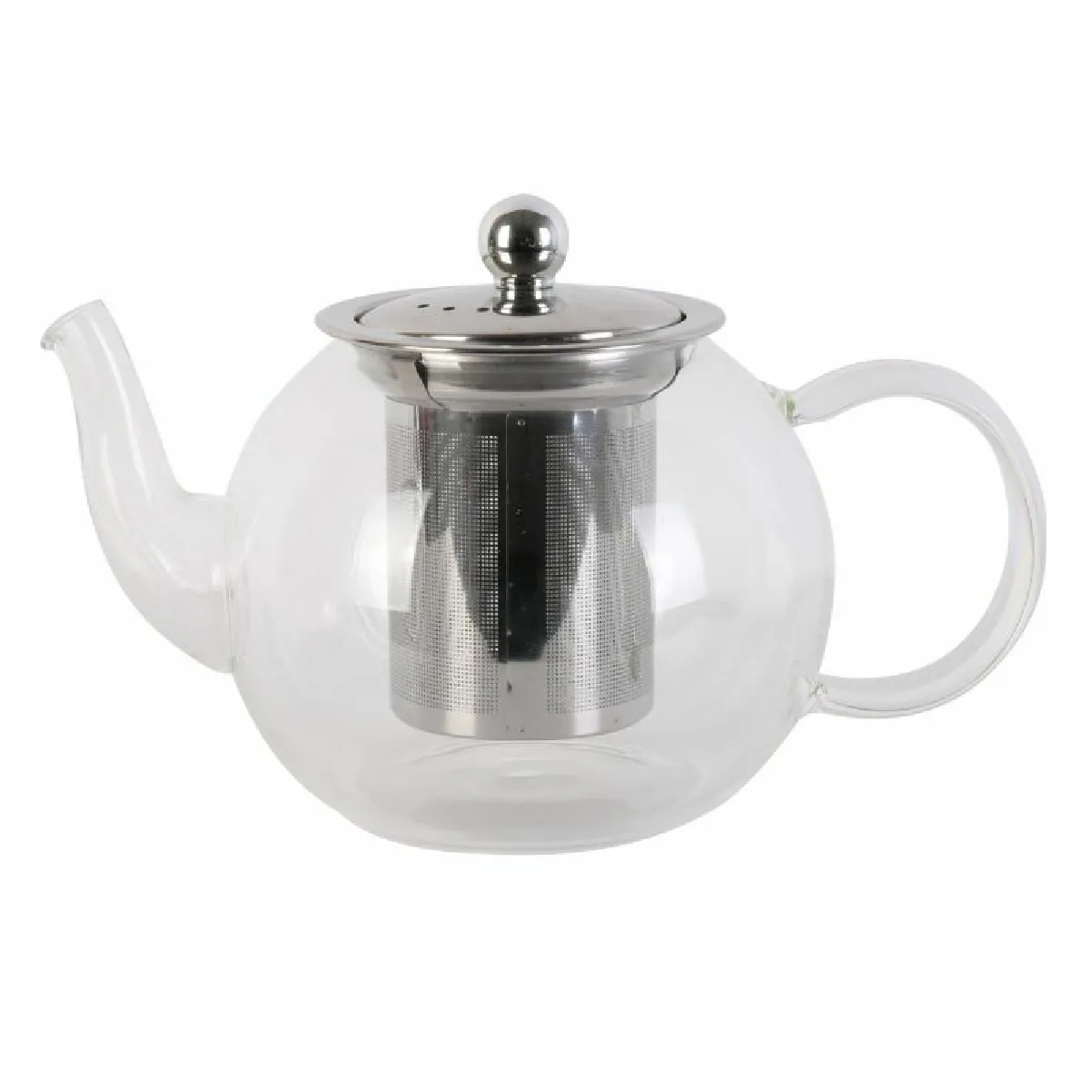 Théière - HOME DECO FACTORY - Verre Infuseur Inox - Transparent