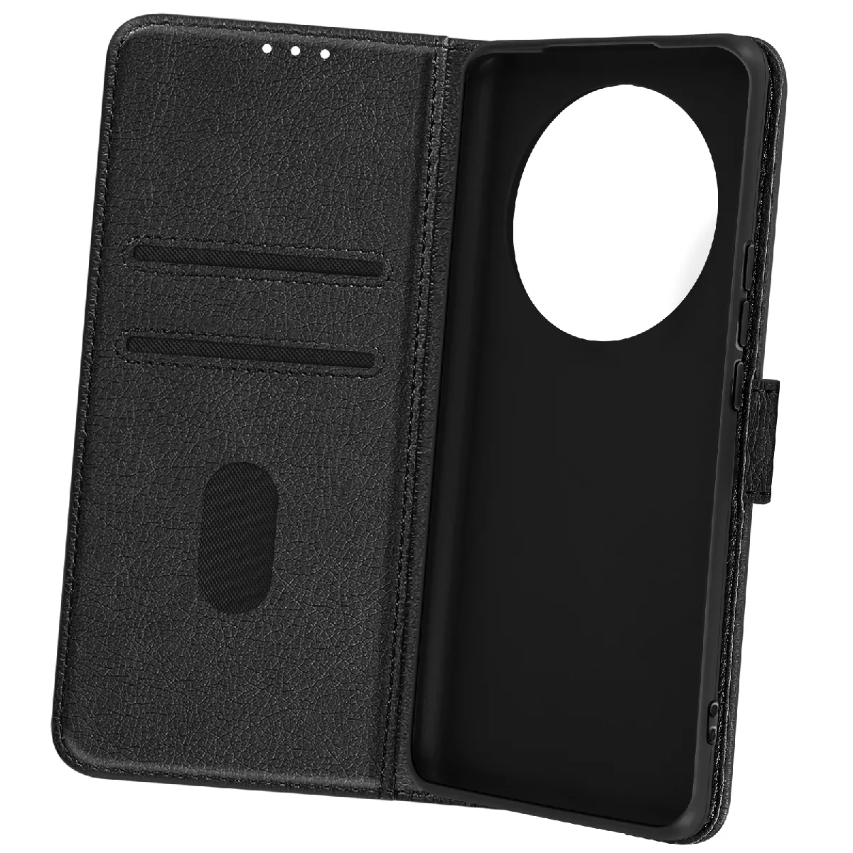 Étui Pour Noir Portefeuille Et Support Vidéo Noir