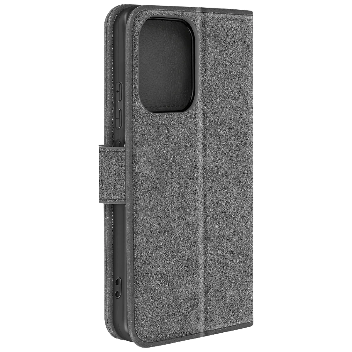 Étui Pour Xiaomi Redmi Note 13 4g Portefeuille Et Support Vidéo Gris